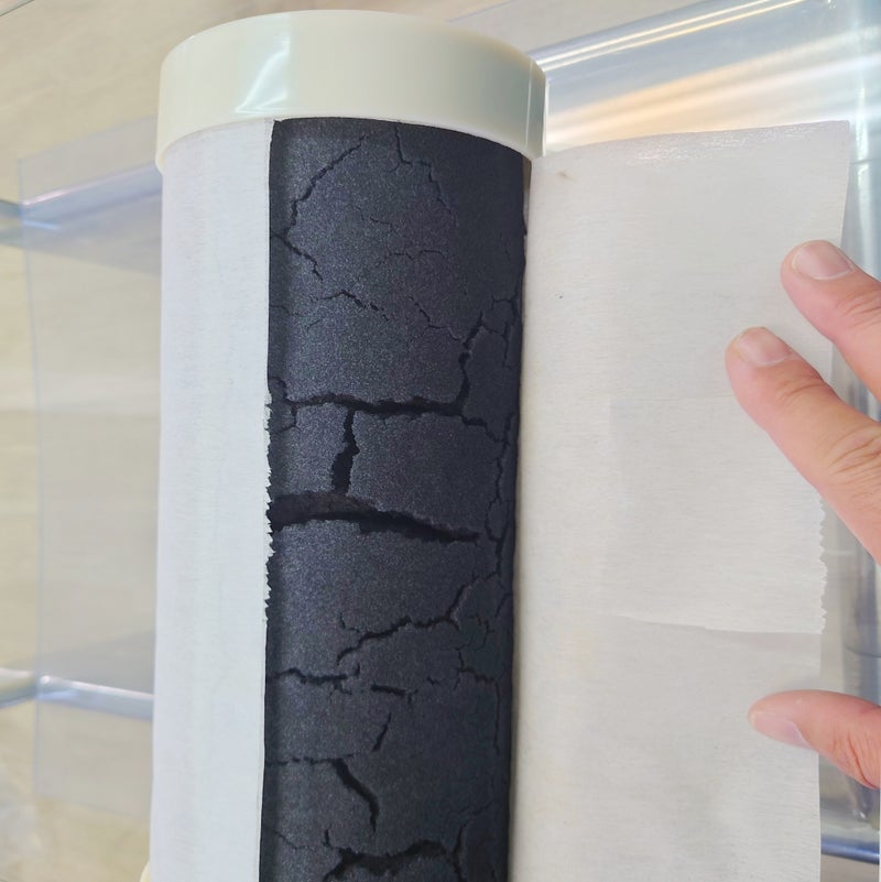 破損したセントラル浄水器カートリッジ